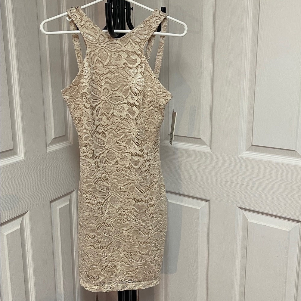 BCX Elegant Cream Dress